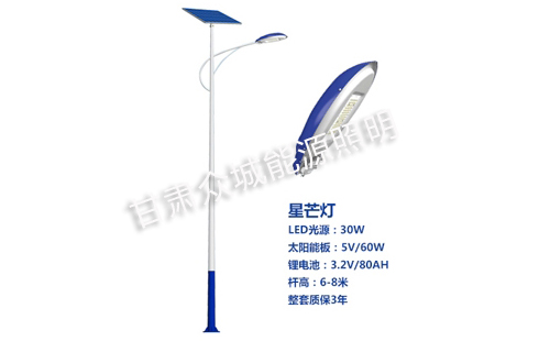 宁夏太阳能路灯核心技术参数解读